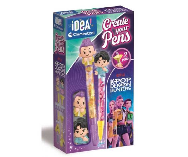 Idea Art Mini: K-Pop Demon Hunters set de creionare Rumi și Jinu - Clementoni