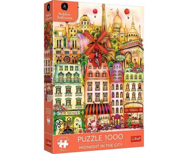Midnight în Paris 1000 de piese puzzle premium - Trefl
