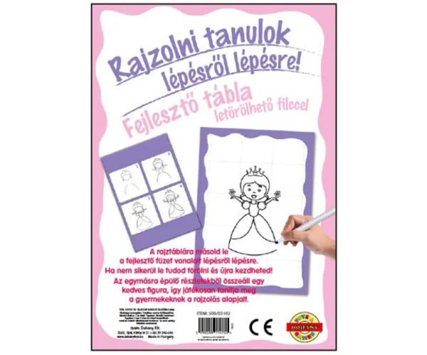 Învăţ să desenez jucărie pentru fete tabel educativ