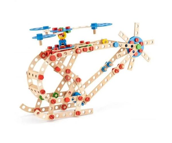 Engineer lemn jucărie de construcție set - Woodyland