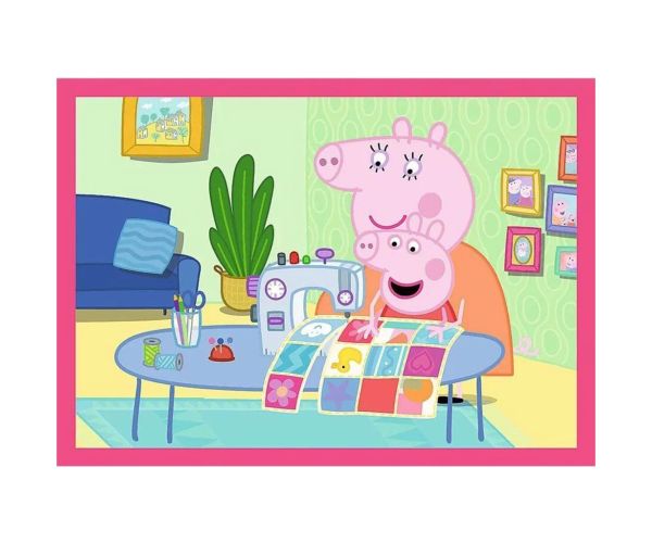 Peppa porcușor - 4 în 1 puzzle de 12,15,20,24 piese - Trefl