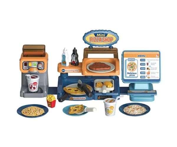 Pizzerie set de joacă cu sunete și lumini 35 bucăți