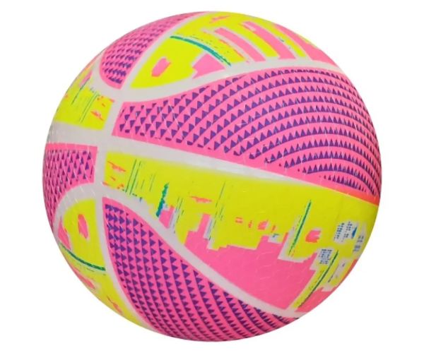 Minge de cauciuc baschet cu model neon 22 cm în mai multe versiuni