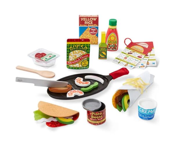 Fill & Fold Taco și Tortilla set de joacă - Melissa & Doug