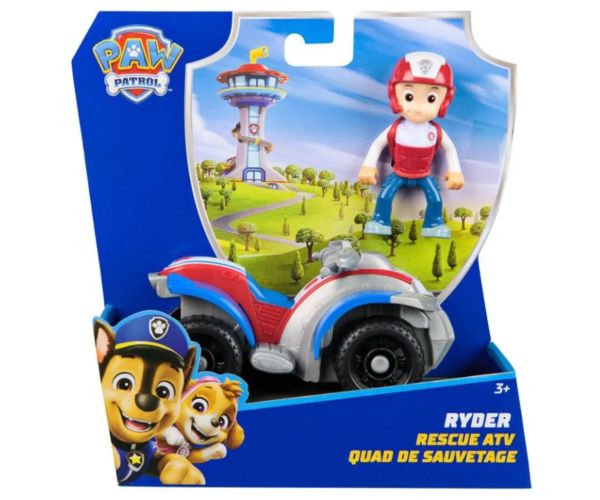 Paw Patrol: Vehicul ATV ambulanță Ryder - Spin Master