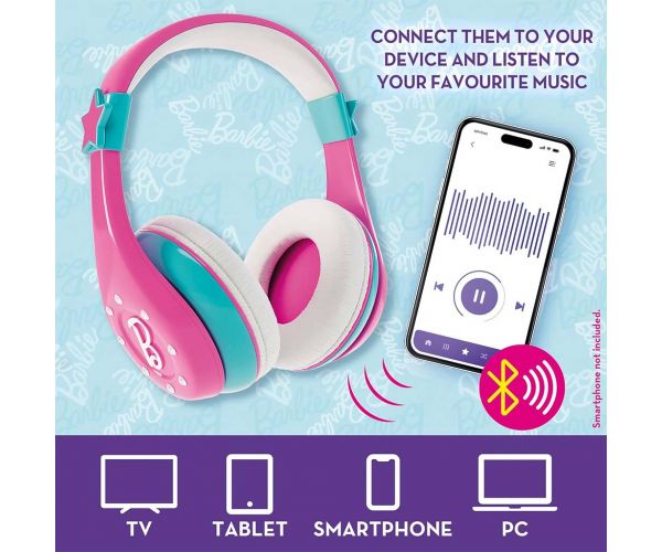 Barbie Sound Your Style set cu căști și microfon - Lisciani