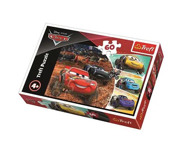 Cars 3: Fulger McQueen și prietenii puzzle 60 bucăți - Trefl