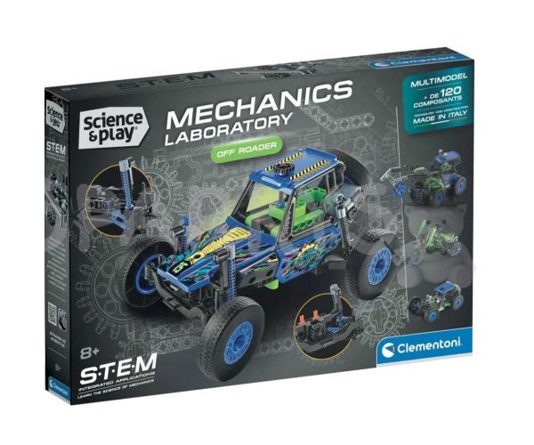 Science & Play: Set de joc cu mașină Off Roader - Clementoni