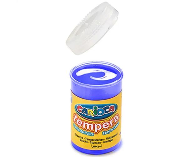 Tempera albastră în tub 6x35g - Carioca