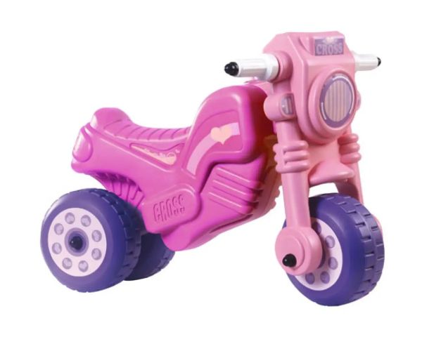 Magenta cross motor fără pedale - D-Toys