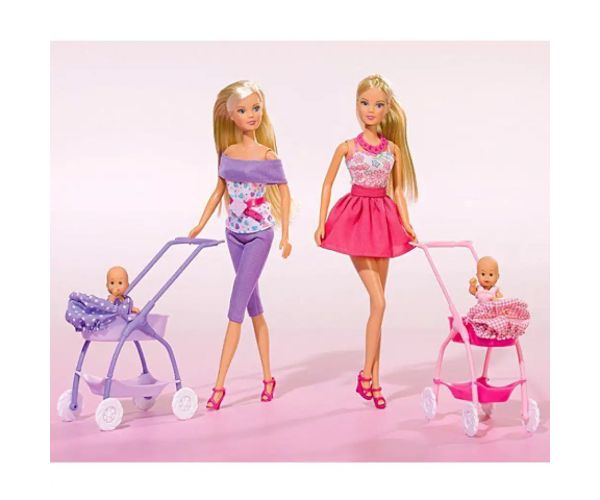 Steffi Love: Păpușă cu cărucior în 2 variante - Simba Toys