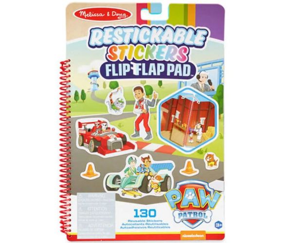 Melissa & Doug: Paw Patrol O misiune clasică caiet de abțibild reutilizabil