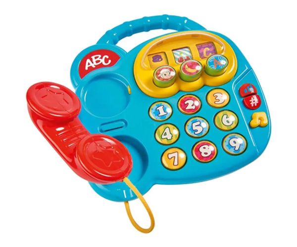 Telefon colorat ABC cu efecte de lumină și sunet - Simba Toys