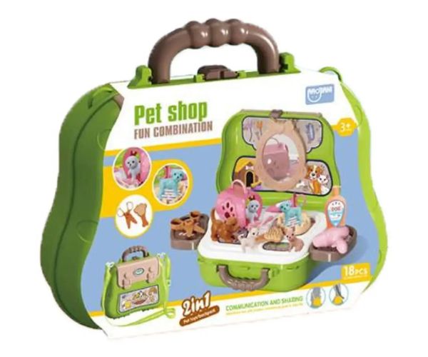 Cosmetică distractivă de câini set 18 bucăți