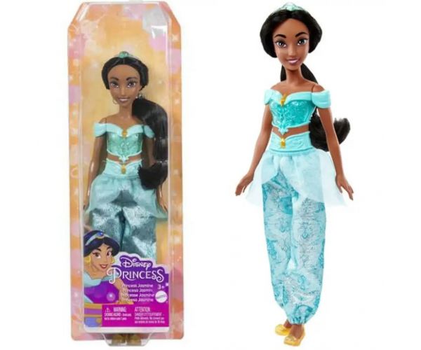 Disney Princess: Jasmine sclipitoare prințesă păpușă - Mattel