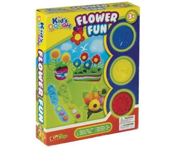 Flori set de plastilină cu 3 culori
