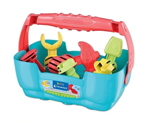 2 in 1 Bancă de lucru și cutie de scule cu unelte - Clementoni baby