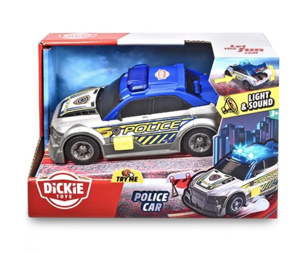 Mașină de poliție cu sunete și lumini 15cm - Dickie Toys