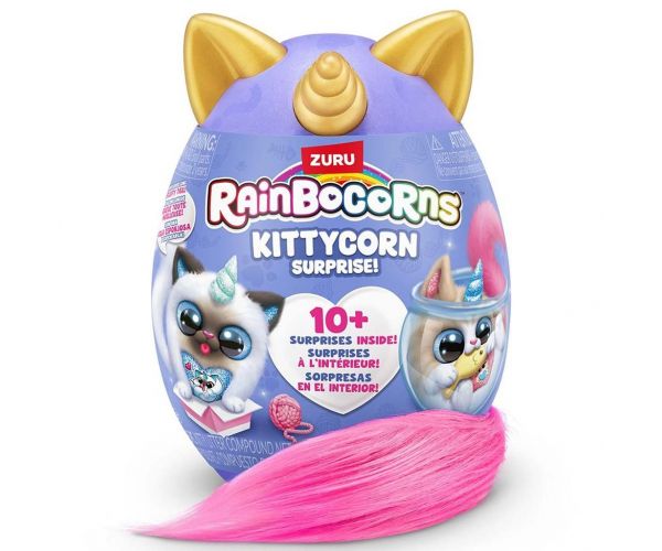Rainbocorns: Pocket Kittycorn surpriză pisicuță plușată în mai multe variante 1buc