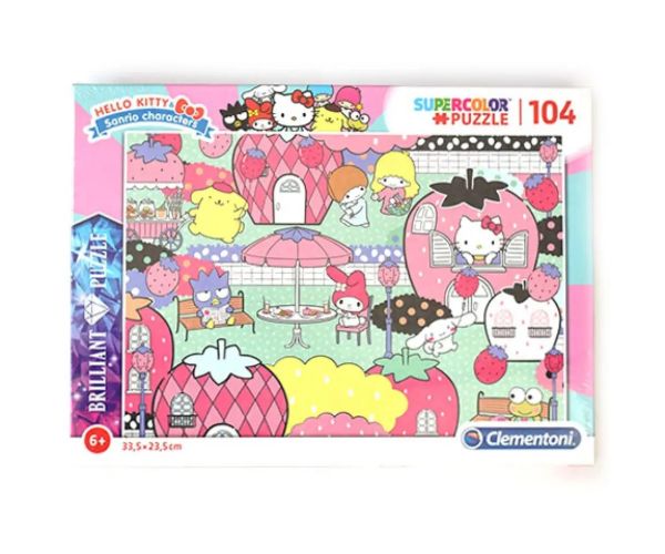 Hello Kitty party de curte 104 bucăți puzzle - Clementoni
