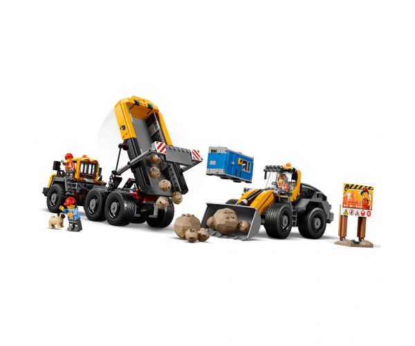 LEGO® City: Excavație și camion cu platformă basculantă (60494)
