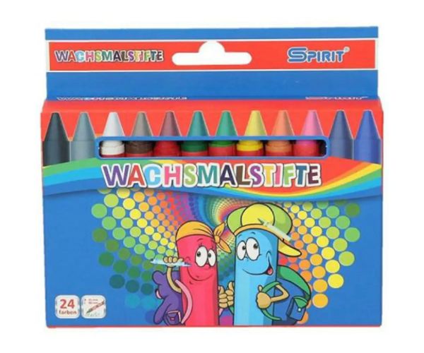 Spirit: Wax set cretă cerată 24 bucăți