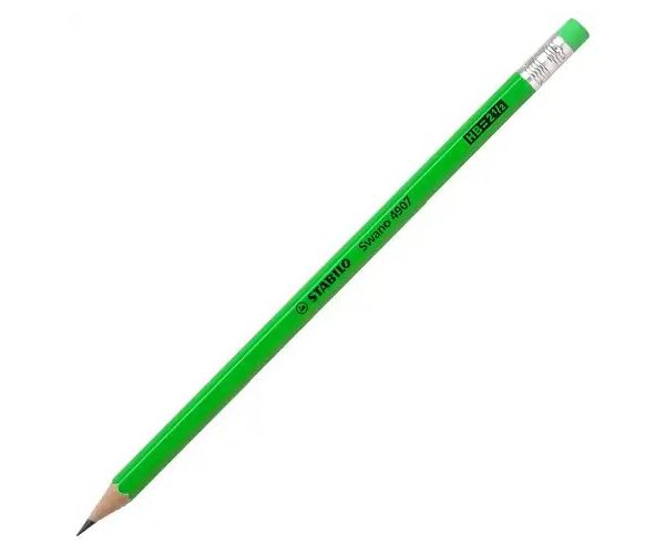 Stabilo: Swano neon verde creion cu radier HB
