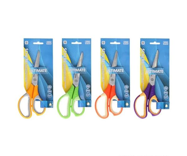 Spirit: Soft Grip ultimate foarfecă pentru școală și birou 21 cm lamă de oțel inoxidabil mai multe culori 1bc