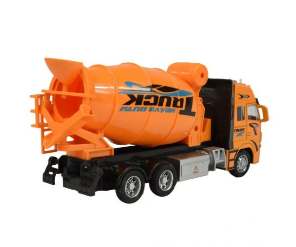 Mașină din aliaj: Camion de beton cu roți cu lumină și sunet în două variante 19cm 1buc