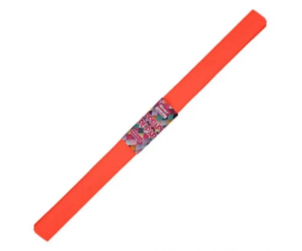 Spirit: fosforescent culoarea roșie hârtie creponată 200x50cm
