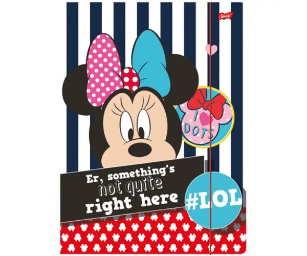Minnie Mouse mapă cu elastic mărimea A4