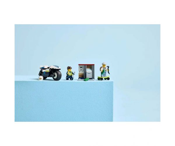 LEGO® City: Urmărire cu motocicleta de poliție (60455)