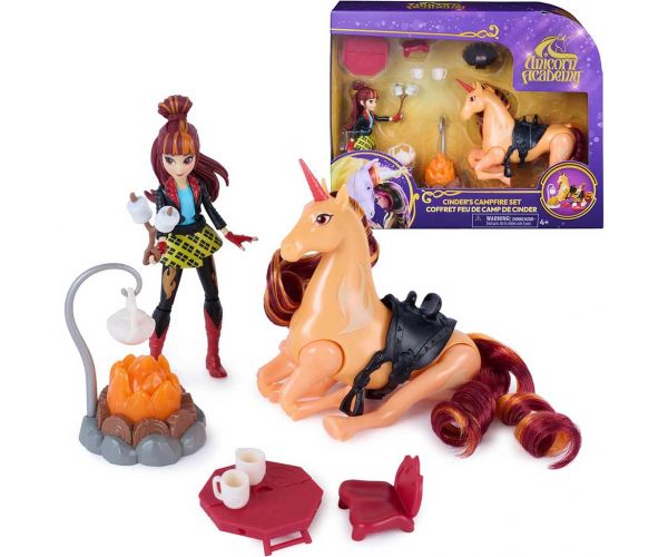 Academia Unicornului: Set de camping Valentina și Cinder - Spin Master