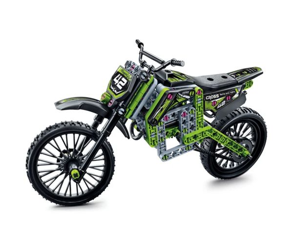 Știință și Joacă: Mecanică asamblabilă X-Treme motocross - Clementoni