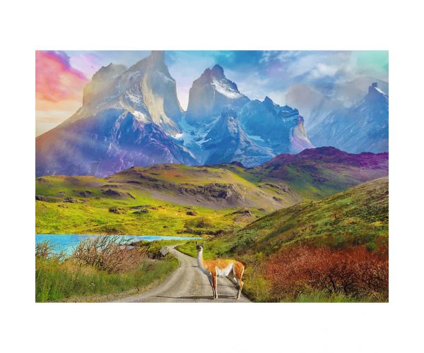 Puzzle cu lama din Patagonia 500 de piese - Trefl