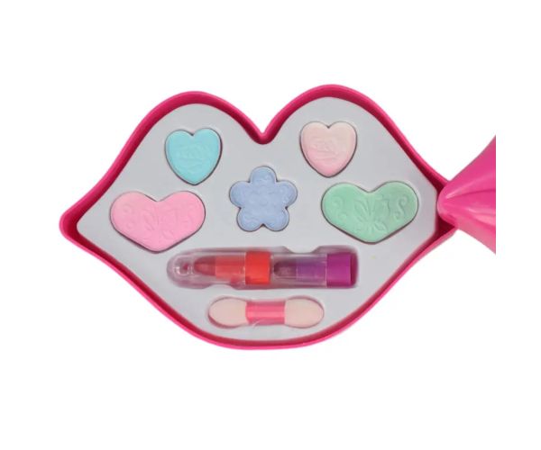 Fashion Make Up: Paletă de machiaj pe două niveluri în formă de gură