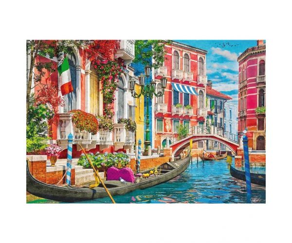 După-amiază de vară în Veneția - puzzle de 1500 de piese - Trefl