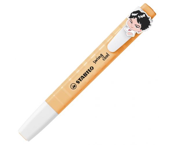 Stabilo: K-Pop Demonii Vânătorii Swing Cool marker galben cu clip figură Jinu