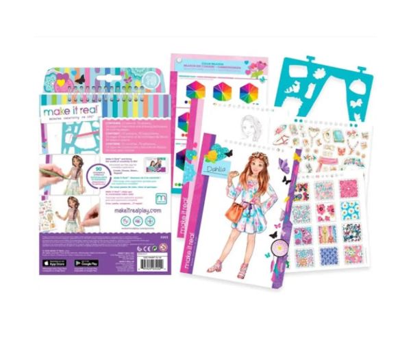 Make it Real: Caiet de schițe pentru designeri de modă cu accesorii - Rochii romantice