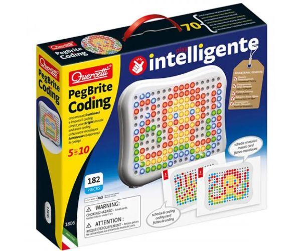 Quercetti: Peg Brite cod jucărie educativă cu lumini