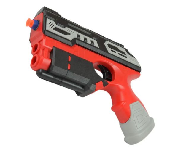 Frost Nova: Armă manuală cu gloanțe de burete cu o distanță de tragere de 16 metri dimensiune 22 cm