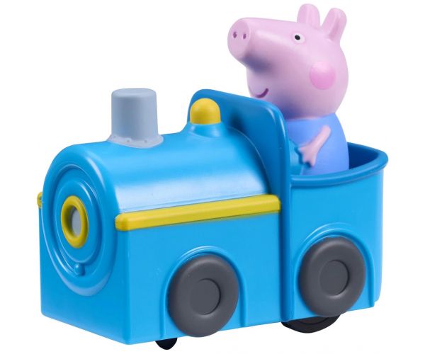 Whizz-Around Peppa porcușor George trenulețul său albastru