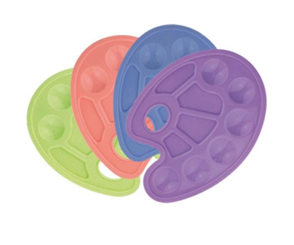 Paletă pentru pictură plastic colorat mai multe variante