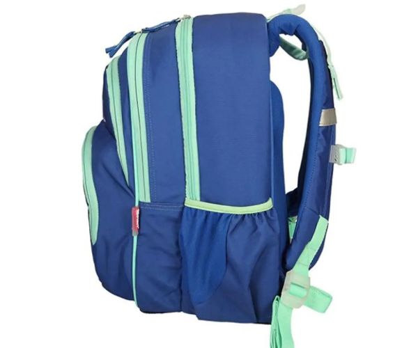 Spirit: Geantă școlară ergonomică cu model sirenă albastru rotunjit 40x20x18cm