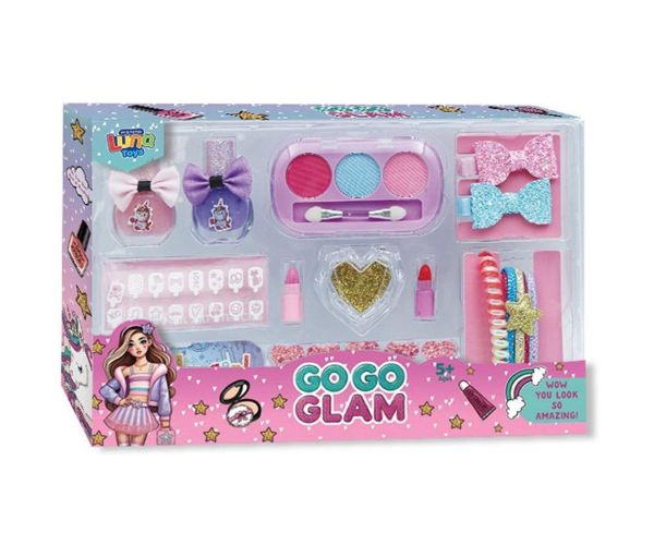 Luna: Go Go Glam set de machiaj și frumusețe de 19 piese