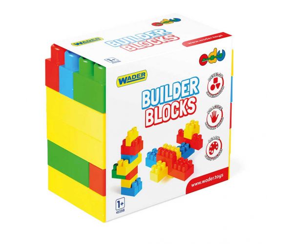 Set de blocuri de construcție colorate de 45 de bucăți - Wader