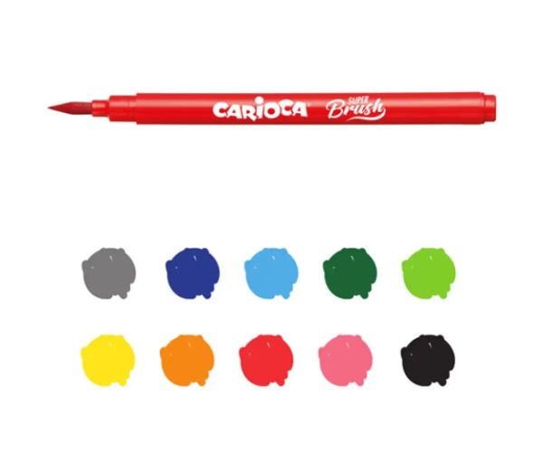Super Brush set marker 10 bucăţi - Carioca