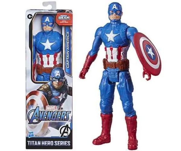 Răzbunătorii Titan Hero: Captain America figură de acțiune de 30cm - Hasbro
