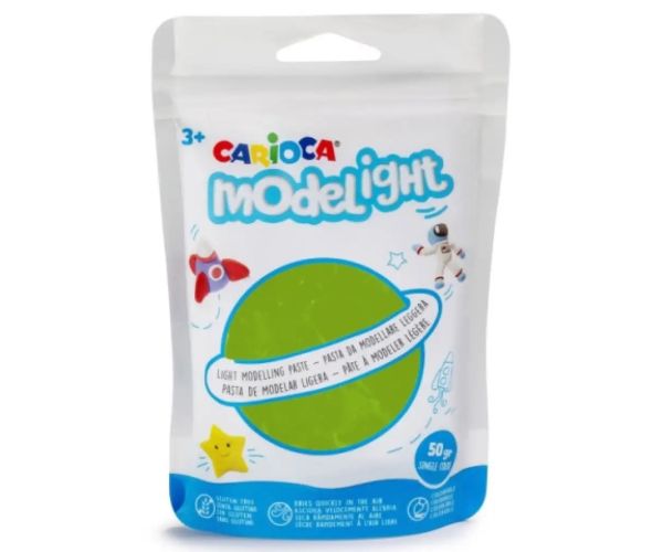 Modelight 50g plastilină verde deschis - Carioca