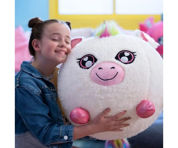 Eolo: Unicorn de pluș gonflabil Biggies, 45cm